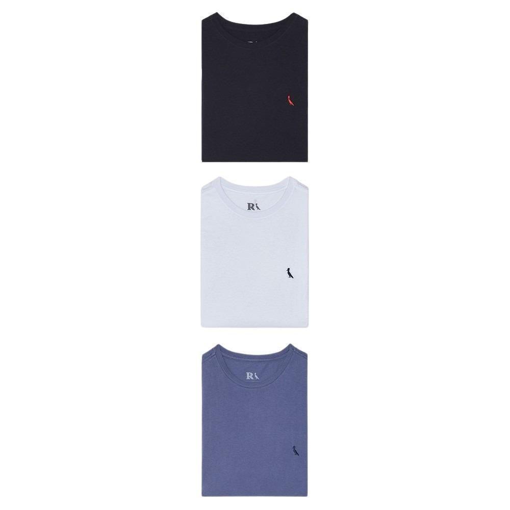 Kit 3 Camisetas Bordadas Brasa E Gota Reserva - 1