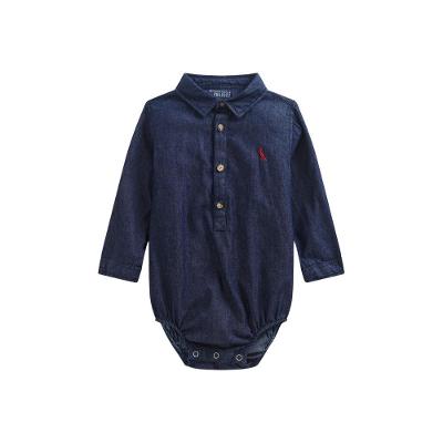 Camisa Bb Macaquinho Ml Jeans Reserva Mini