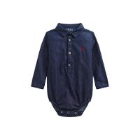 Camisa Bb Macaquinho Ml Jeans Reserva Mini - 1