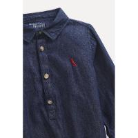 Camisa Bb Macaquinho Ml Jeans Reserva Mini - 2