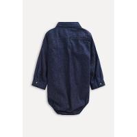 Camisa Bb Macaquinho Ml Jeans Reserva Mini - 3