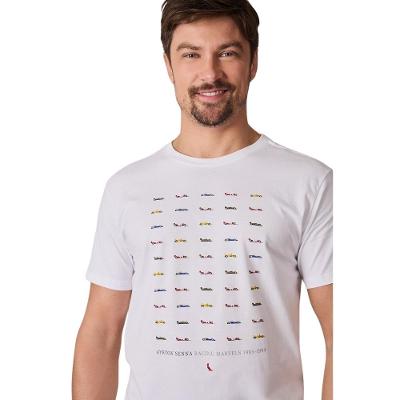 Camiseta Estampada Car Collection Senna Reserva