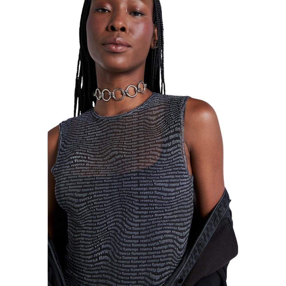 Body Tule Flamengo Reversa - 1