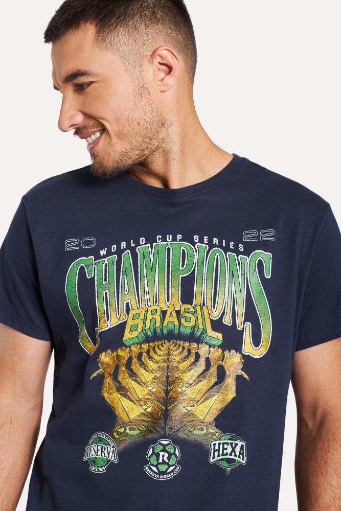 Camiseta Estampada Champions Reserva - 2