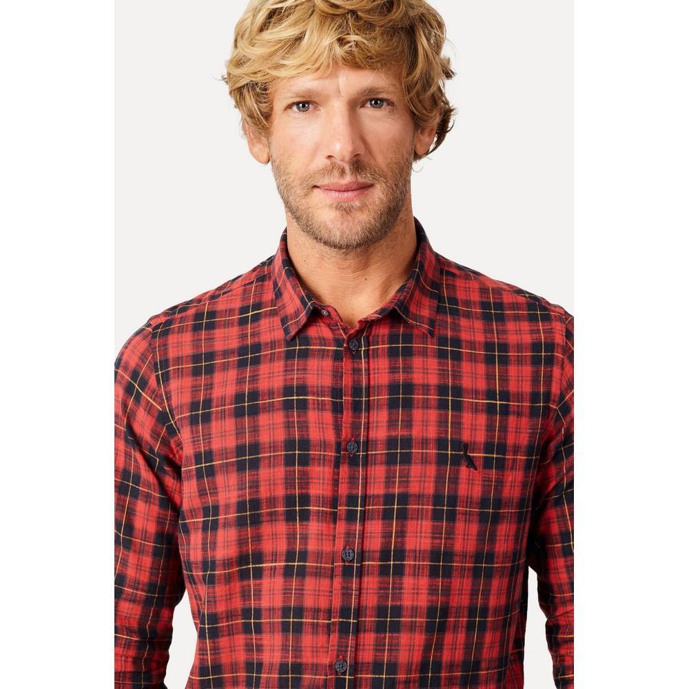 Camisa Ml Flame Xadrez Tracker Reserva - 1