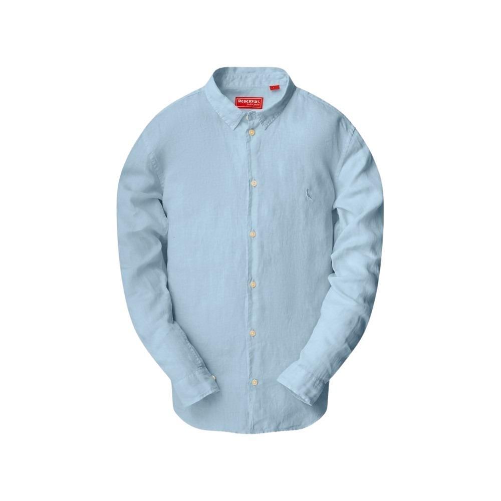 Camisa Ml Linho Tinturado Reserva - 4