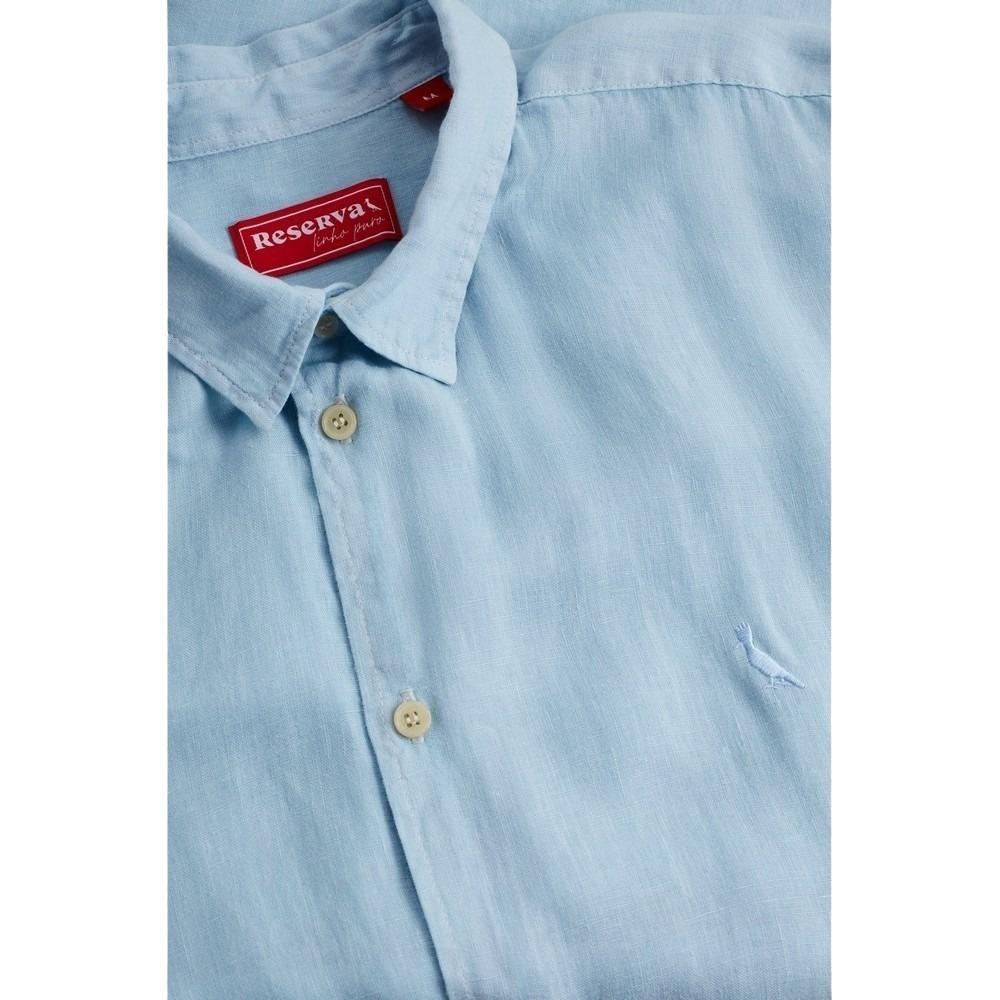 Camisa Ml Linho Tinturado Reserva - 5