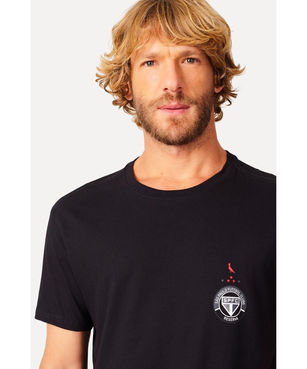 Camiseta Estampada Patch São Paulo Reserva - 4