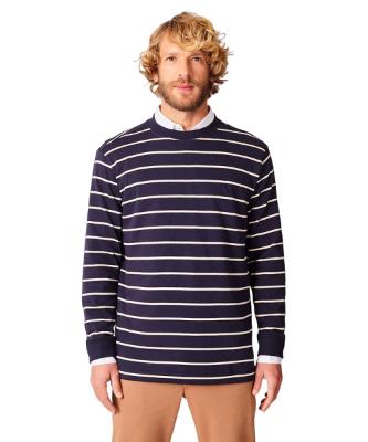 Suéter Manga Longa Listrado Rib Reserva