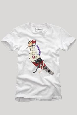 Camiseta Estampa Pica Pau Guitarra Reserva