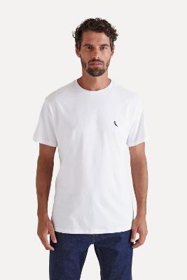 Camiseta Algodão Gota Pica Pau Bordado Reserva