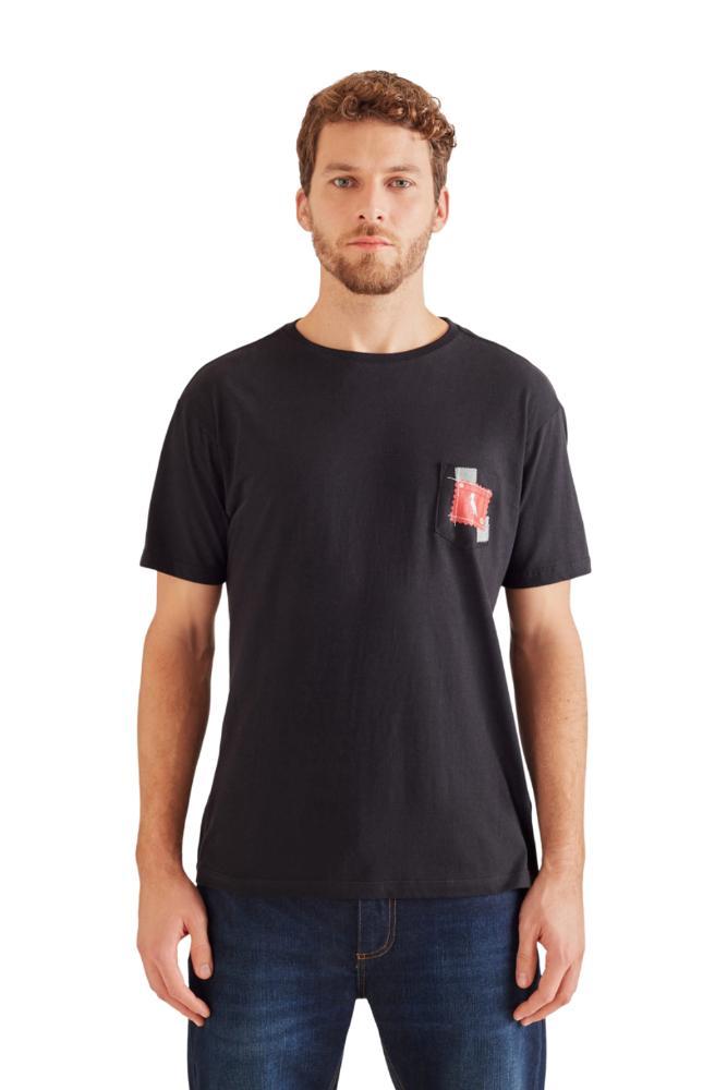 Camiseta Bolso Cb Xadrez Retalho Reserva - 1