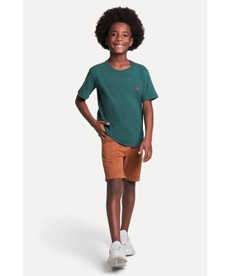 Camiseta Brasa Pica Pau Bordado Mini Mini Reserva Mini