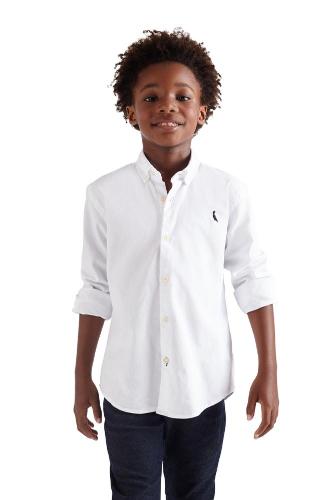 Camisa Infantil Cont Ml Oxford Reserva Mini