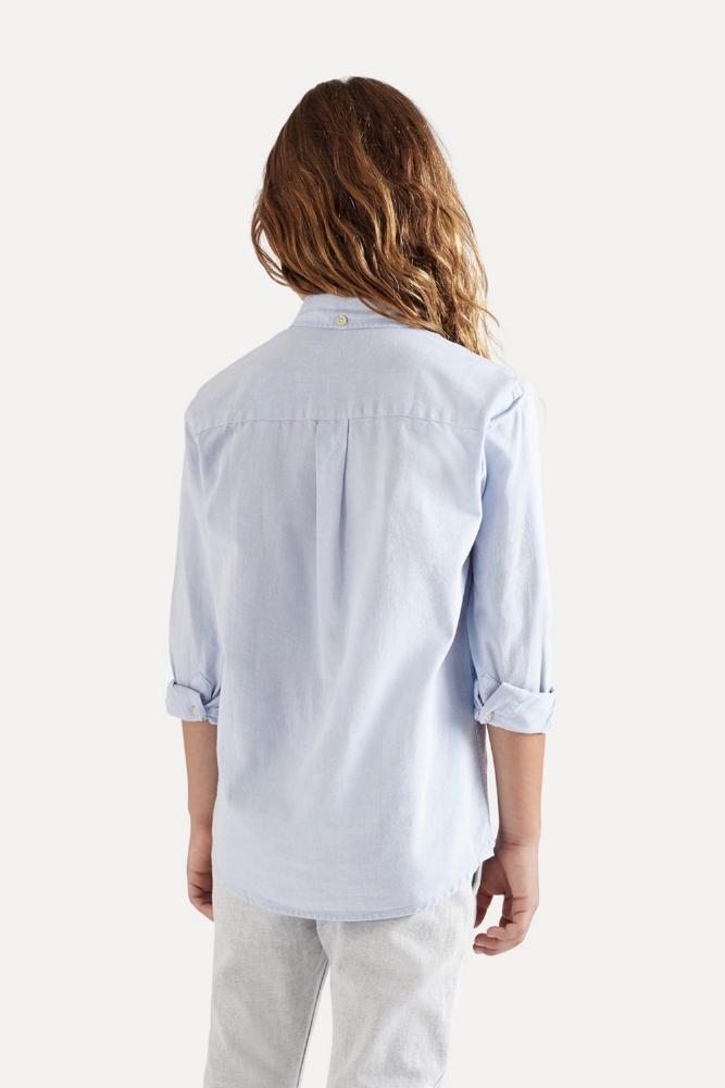 Camisa Infantil Cont Ml Oxford Reserva Mini - 3