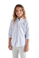 Camisa Infantil Cont Ml Oxford Reserva Mini - 1