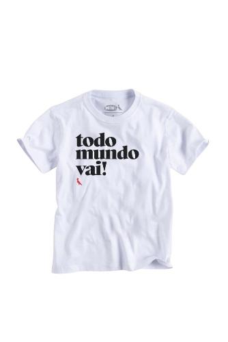 Camiseta Infantil Algodão Todo Mundo Estilosa Reserva Mini