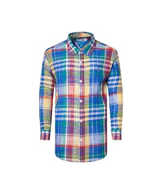 Camisa Manga Longa Xadrez League Reserva Mini