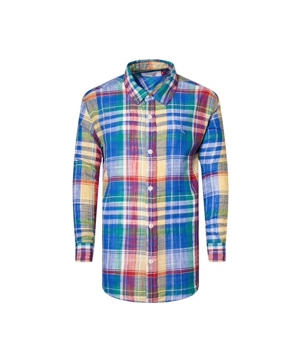 Camisa Manga Longa Xadrez League Reserva Mini - 1