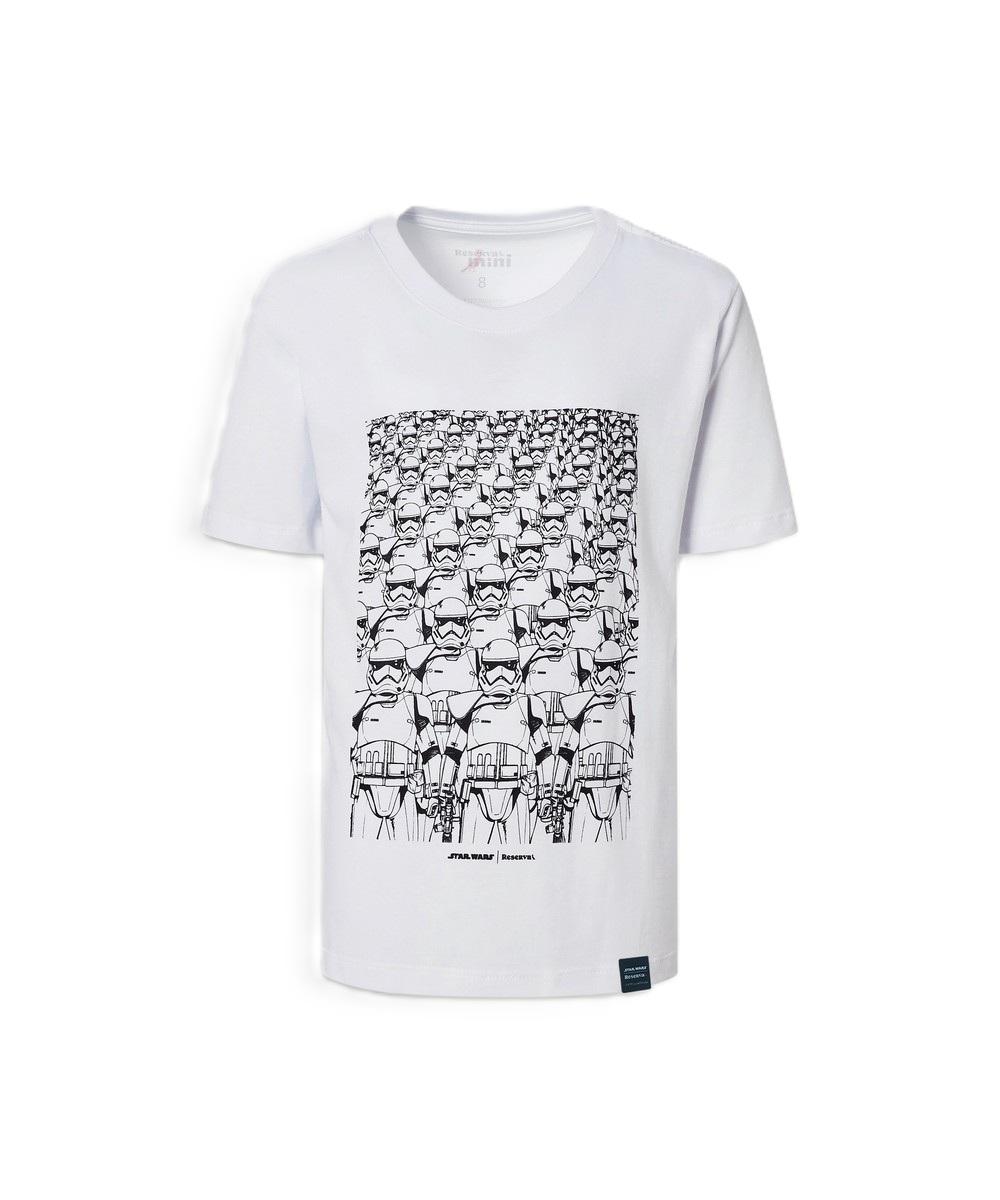 Camiseta Estampada Exercito Stormtrooper Reserva Mini - 1