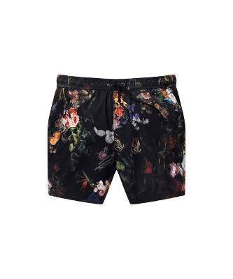 Short Praia Textura Floral Urbano Reserva
