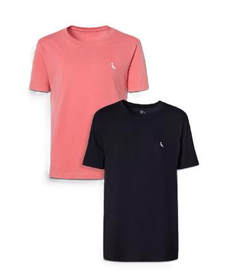 Kit 2 Camisetas Suspiro Stoned Bordado Reserva