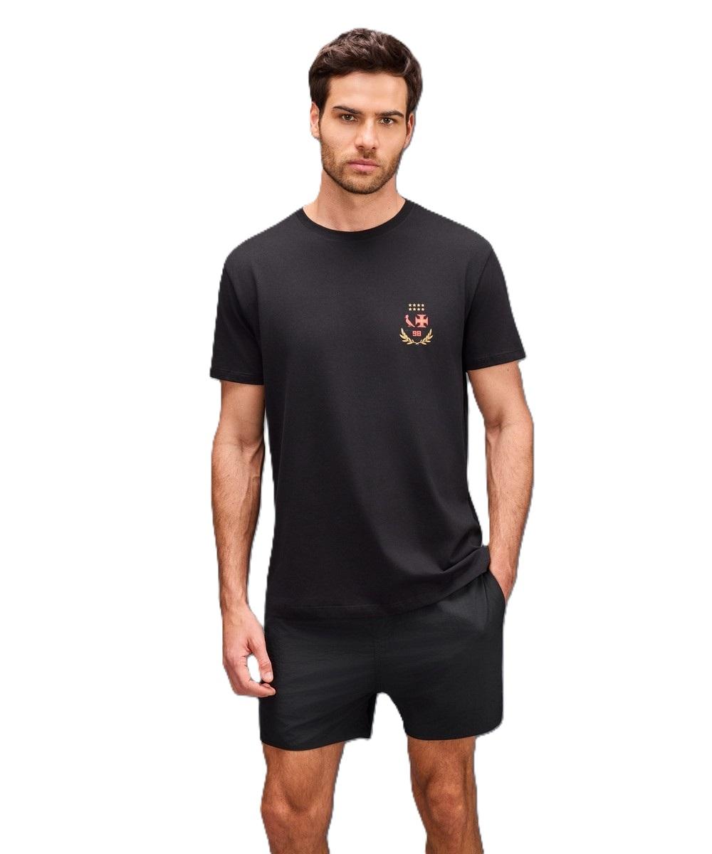 Camiseta Estampada Escudo Cruz Malta Reserva - 1