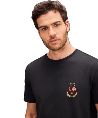 Camiseta Estampada Escudo Cruz Malta Reserva