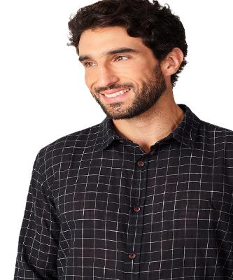 Camisa Manga Longa Xadrez Camp Reserva
