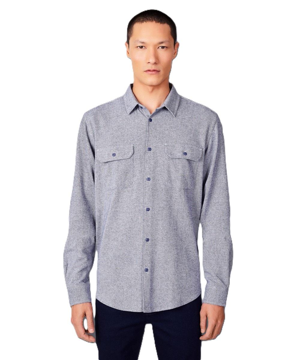 Camisa Manga Longa Flanela Twill Reserva - 1