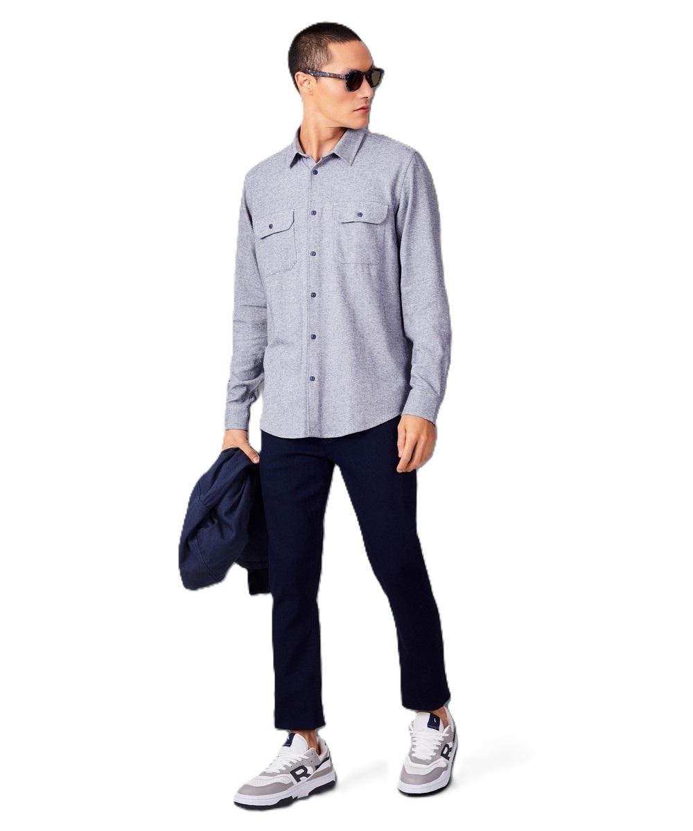 Camisa Manga Longa Flanela Twill Reserva - 3