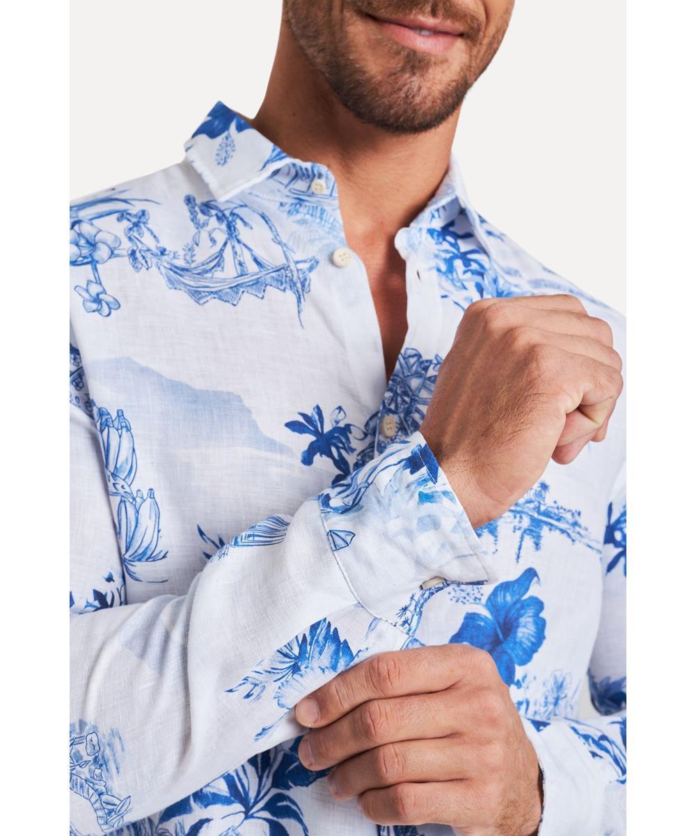 Camisa Manga Longa Estampada Bahia Bonita Reserva - 4