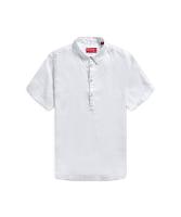 Bata Manga Curta Cambraia Puro Linho Reserva - 4