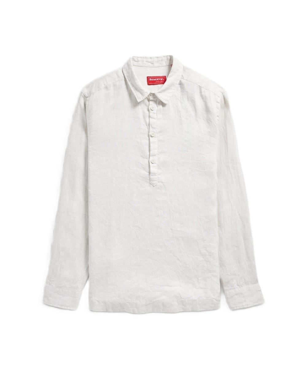 Bata Manga Longa Cambraia Puro Linho Reserva - 1