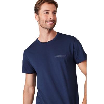 Camiseta Pima Estampa Minimal Retangulo Reserva