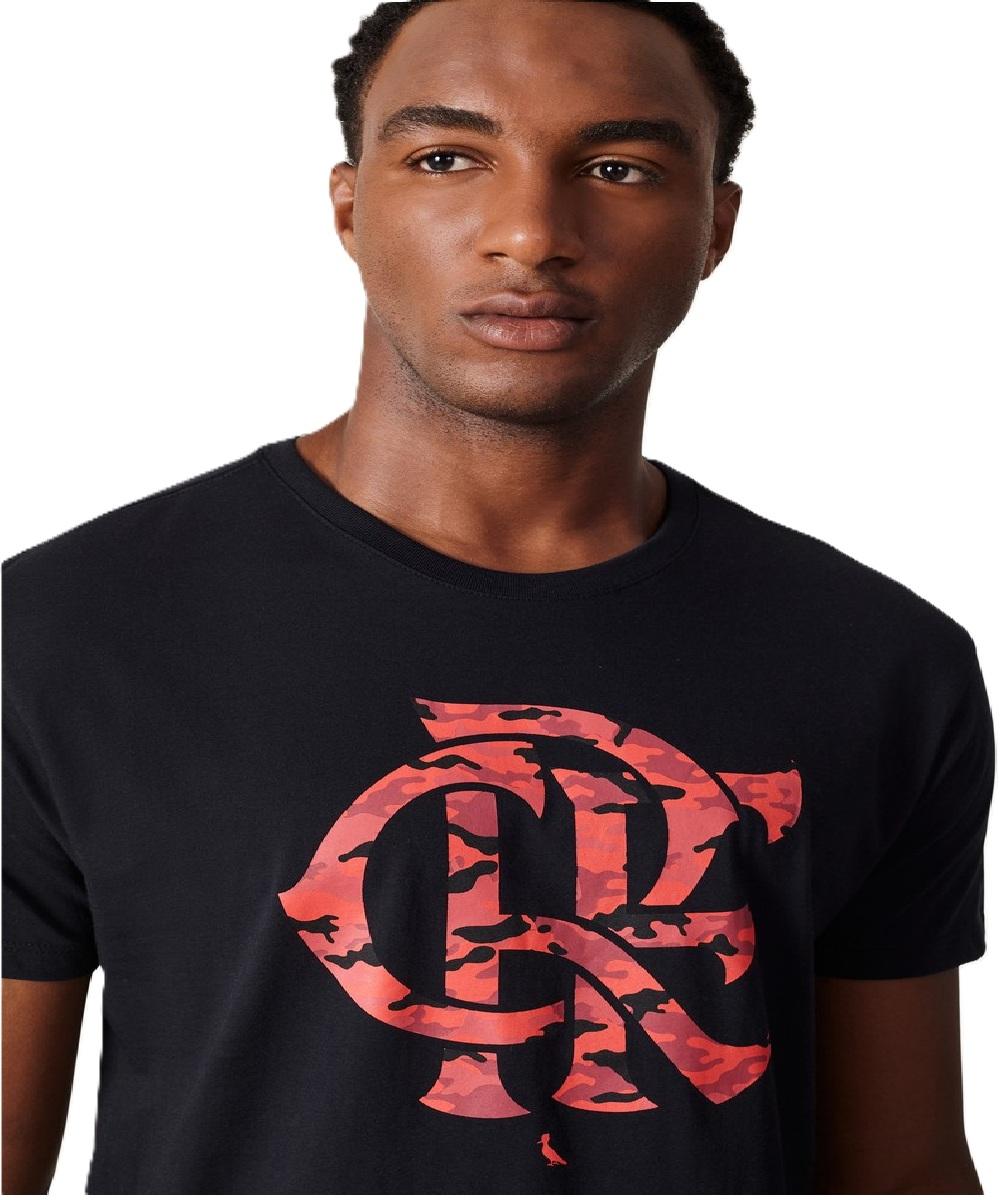 Camiseta Crf Camuflado Verm Fla Reserva - 1