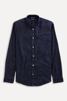 Camisa Cont Ae Easy Oxford Denim Manga Longa Reserva - 4