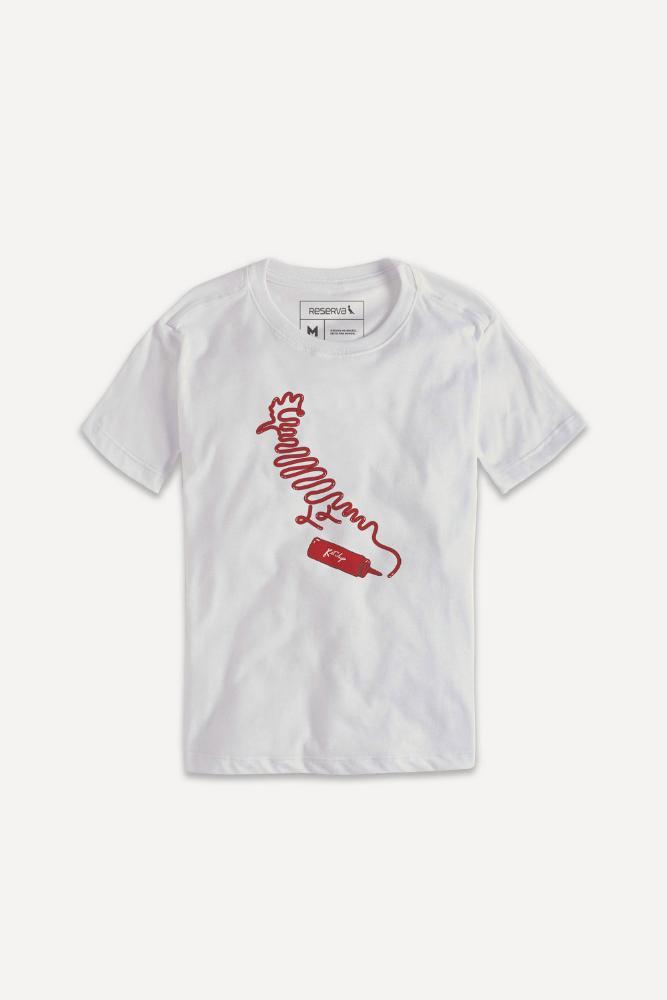 Camiseta Estampada Pica Pau Ketchup Reserva Mini - 4
