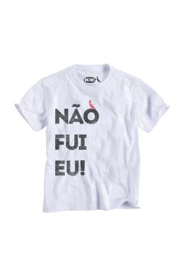 Camiseta Infantil Não Fui Eu Conforto Reserva Mini