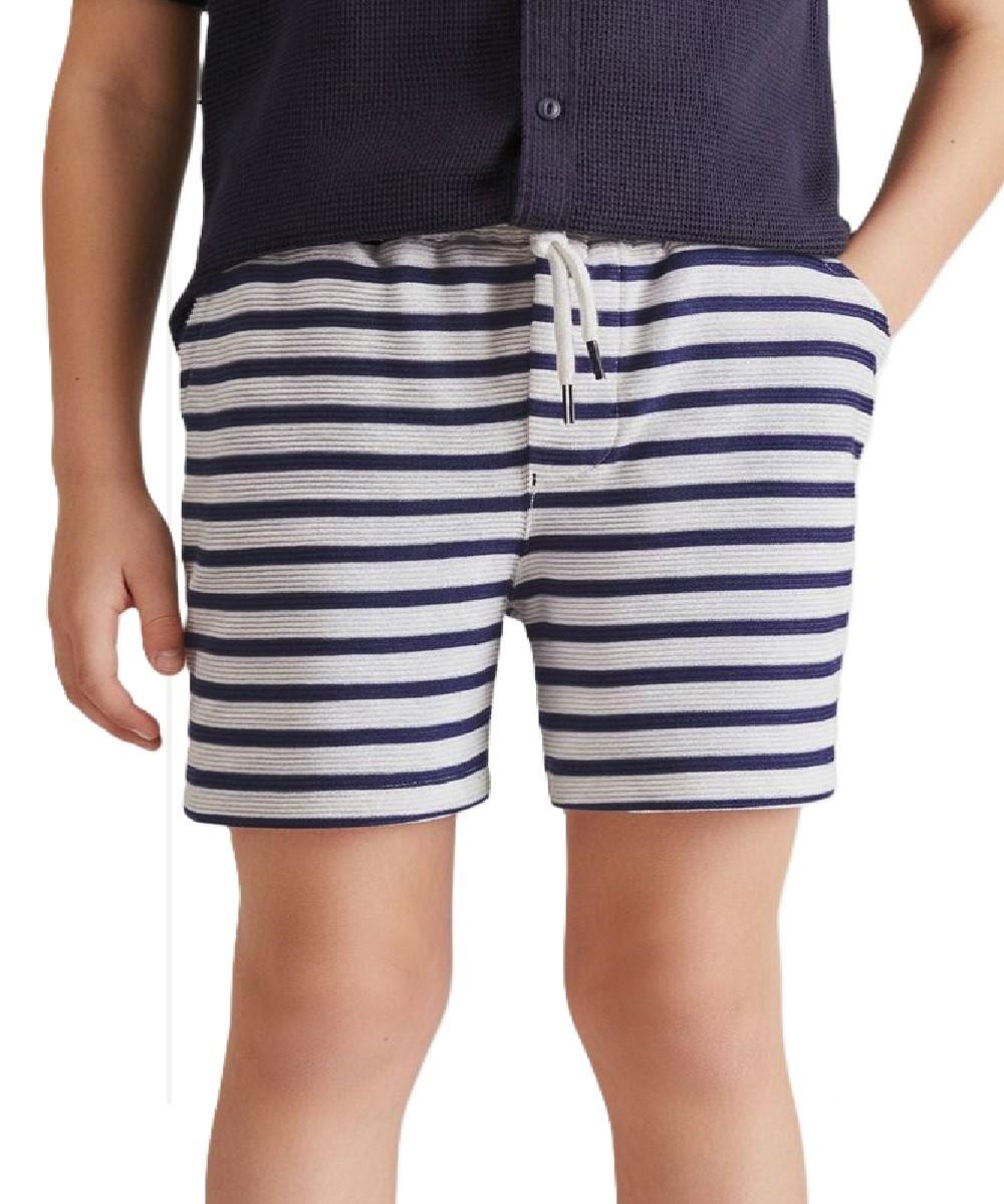 Bermuda Texture Listrado Reserva Mini - 2