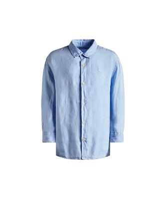Camisa Linho Puro Manga Longa Reserva Mini