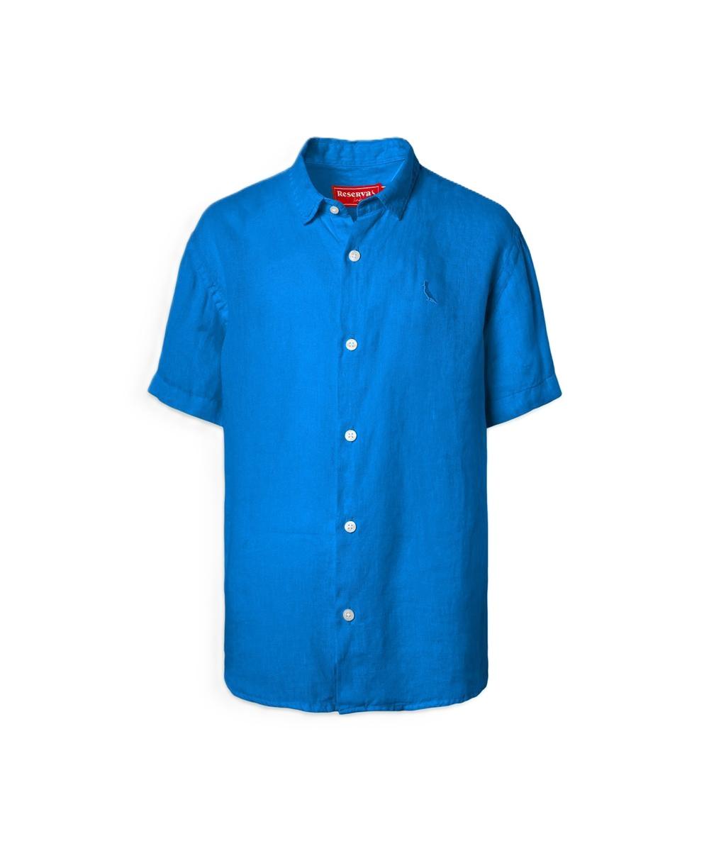 Camisa Manga Curta Tp Linho Tinturado Reserva Mini - 3