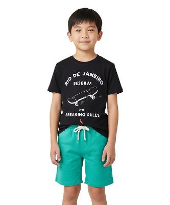 Short Linho Liso Reserva Mini