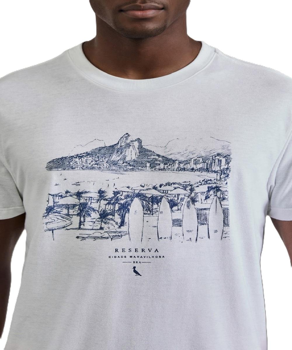 Camiseta Estampada Rio Outline Rj Reserva - 2
