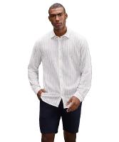 Camisa Linho Listrada Cascais Reserva - 1