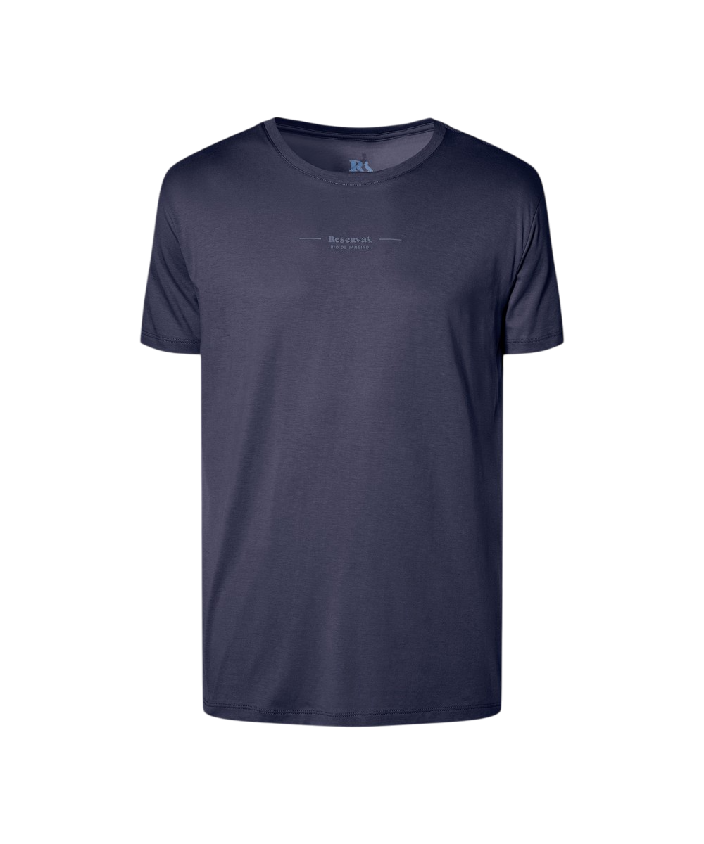 Camiseta Slim Pima Est Reserva Lines - 1
