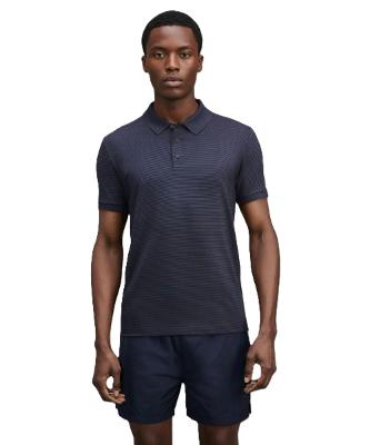 Polo Slim Listra Modal Reserva