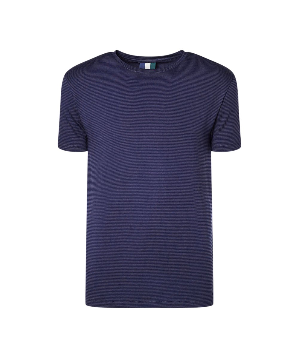 Camiseta Slim Listra Modal Reserva - 2