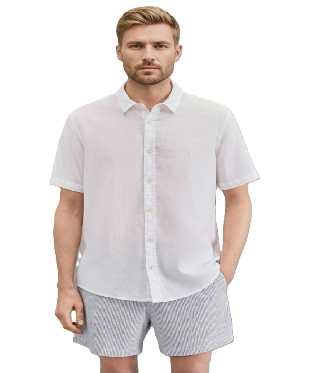 Camisa Manga Curta Linho Pienza Reserva - 1