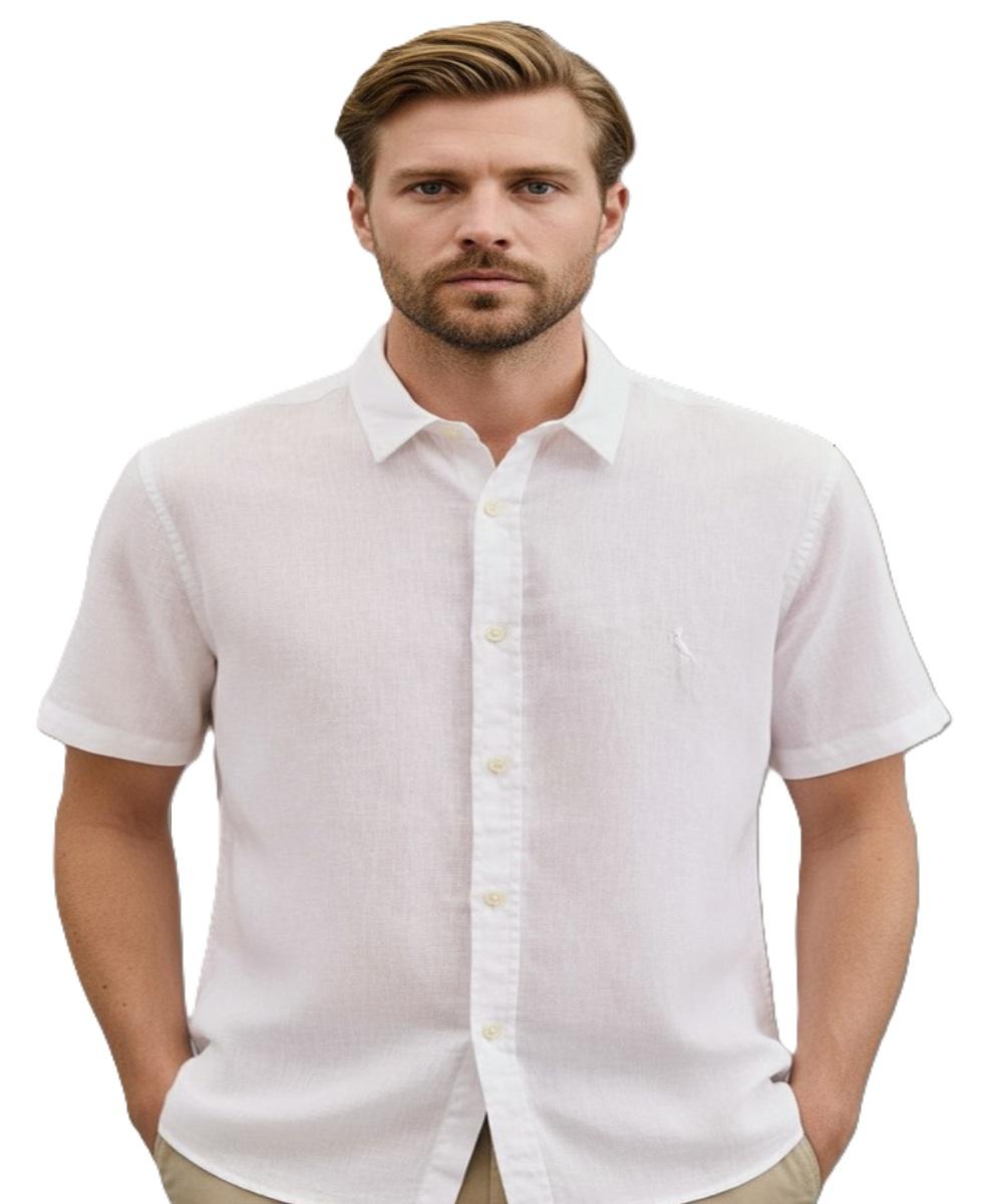 Camisa Manga Curta Linho Pienza Reserva - 2